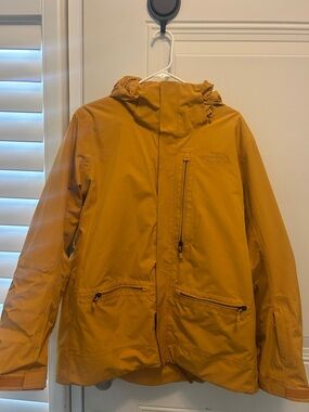 The North Face Golden Yellow Hooded Ski Jacket